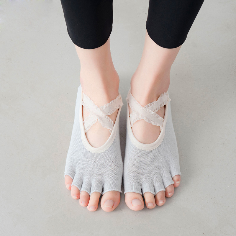 Five Finger Yoga Socks Lace Cr - Grip Sock Yoga recension och pris