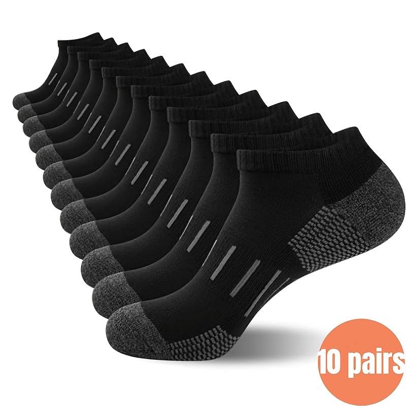 10 Pairs Men's Ankle Socks Hee - Ankle Sock Low Cut recension och pris