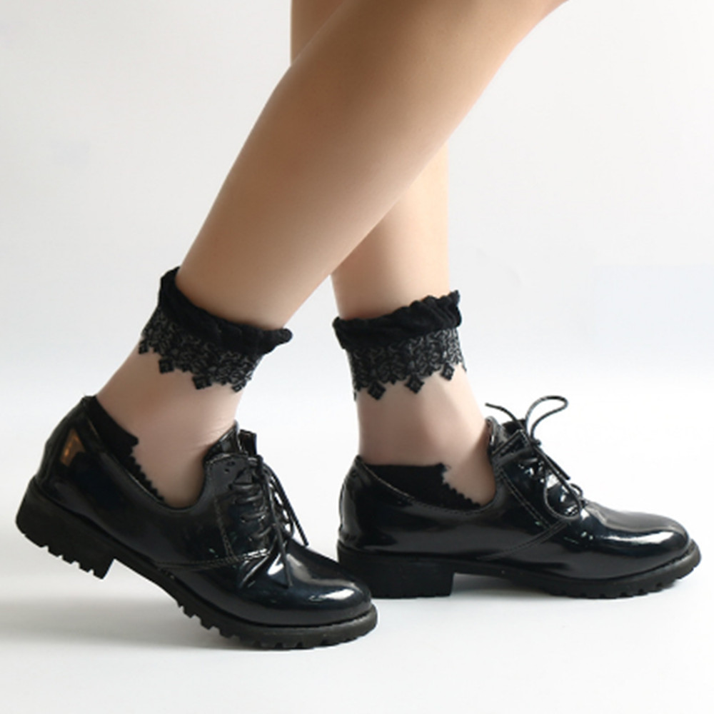 Woman Lace short sock thin soc - Invisibility Sock Loafer recension och pris