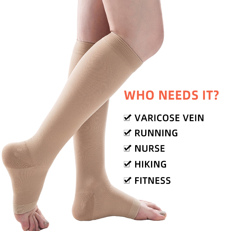 S-5XL 2pcs/Pair Medical Compre - Compression Sock Medical recension och pris