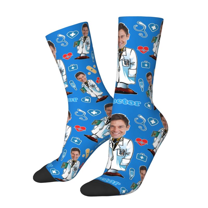 Doctor Custom Men Women Crew S - Dress Sock Men recension och pris