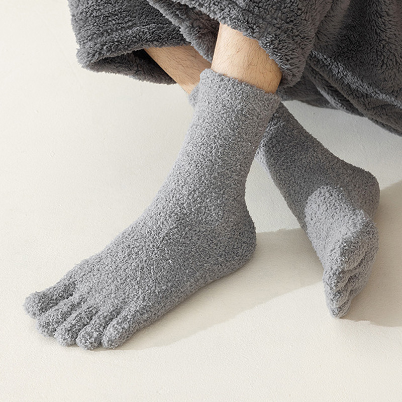 1/5 Pairs Mans Thermal Toe Soc - Thermal Sock Winter recension och pris