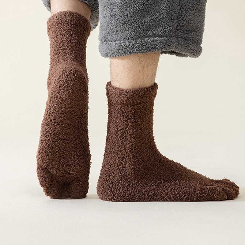 1/5 Pairs Mans Thermal Toe Soc - Thermal Sock Winter recension och pris